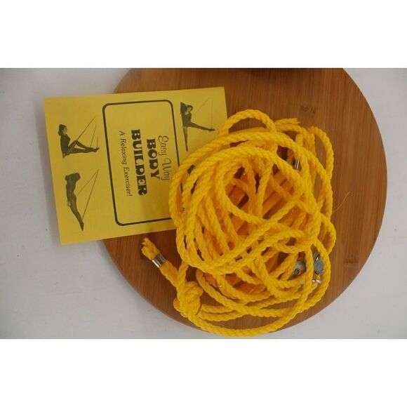 Vintage Easy Way Body Builder Retro Resistance Bands  in Box Made in USA - Picture 5 of 6